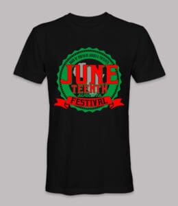 Black Juneteenth Augusta T-shirt