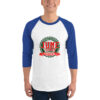 Juneteenth Augusta 3/4 Sleeve Raglan Shirt (Unisex) - Image 8